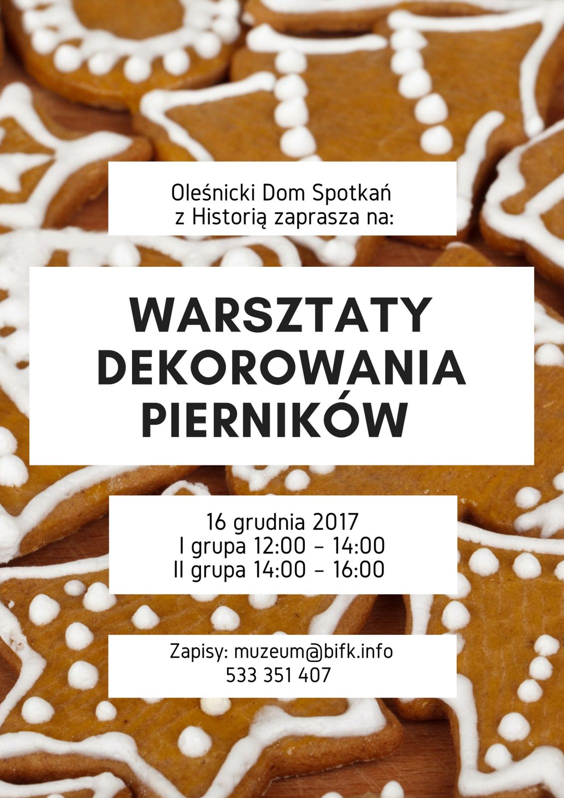 Warsztaty dekorowania pierników